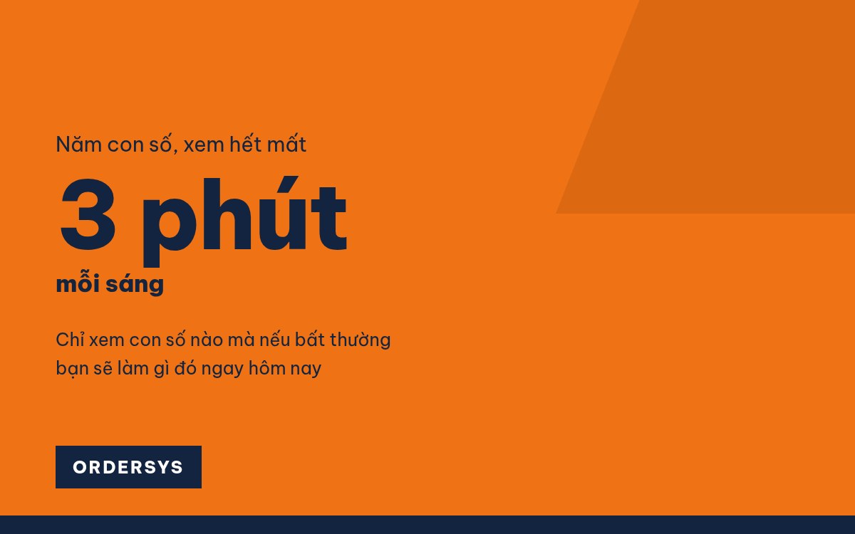 5 con số chủ quán nên xem mỗi ngày