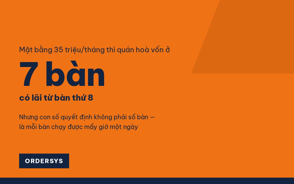 Quán bida cần bao nhiêu bàn thì có lời?