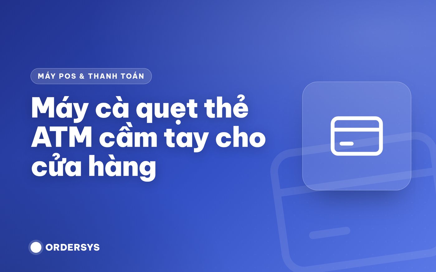 Máy cà quẹt thẻ ATM cầm tay cho cửa hàng