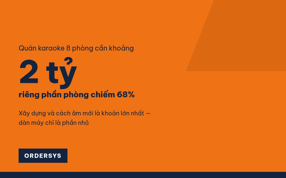 Mở quán karaoke cần bao nhiêu vốn?