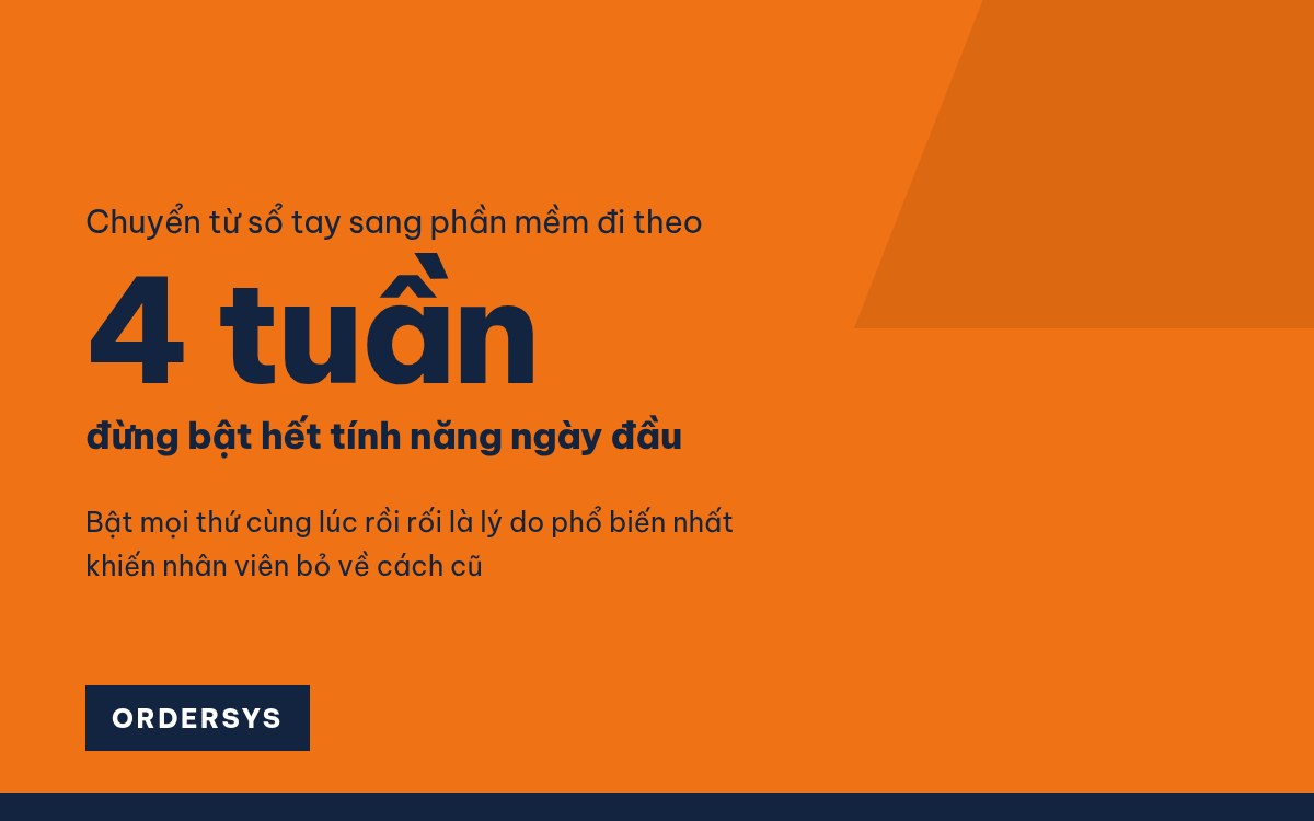 Đang ghi sổ tay, bắt đầu dùng phần mềm bán hàng thế nào?